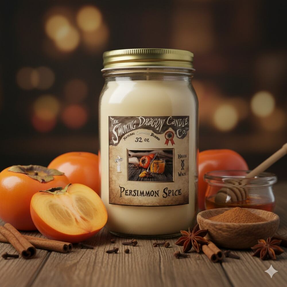 Persimmon Spice - 32 oz Coconut Wax Candle